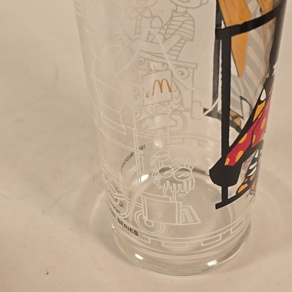 Vintage 1977 McDonalds Hamburglar Collectors Glass Action Series No Box - Picture 6 of 7